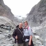 Brigit en Leo 250 meter onder de gletsjer