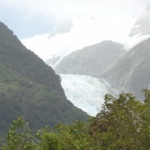 Franz Josef gletsjer op afstand