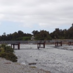 Brug over gletsjerrivierx